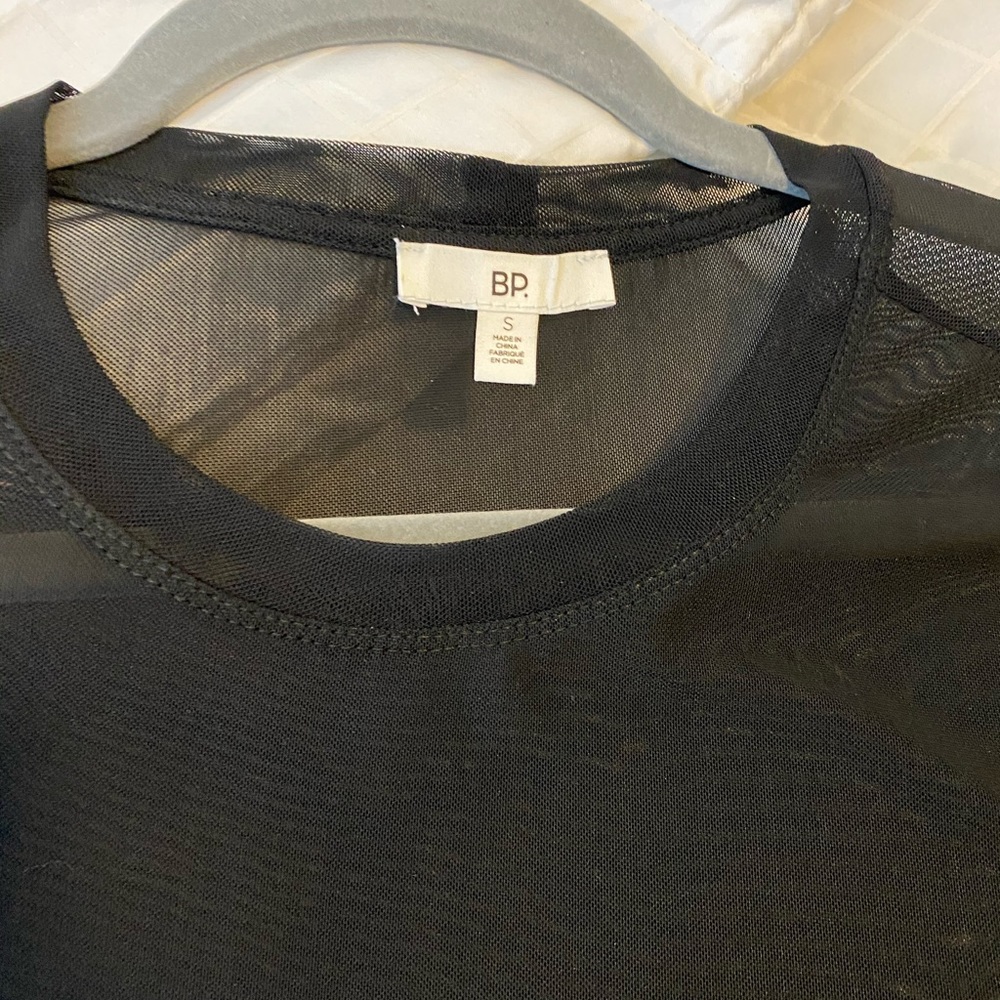 Sheer Asymmetrical Ruffle Shirt from BP - Picture 3 of 6